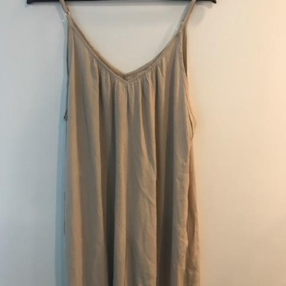 Tan Viscose Jumpsuit from Folk - Picture 2 of 2